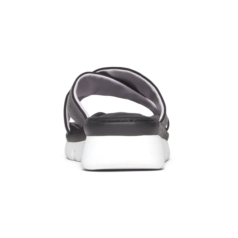 Rockport Sandaler Dam Svarta - R-Evolution - VYLDH7268